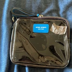 Henri Bendel brown clear bag